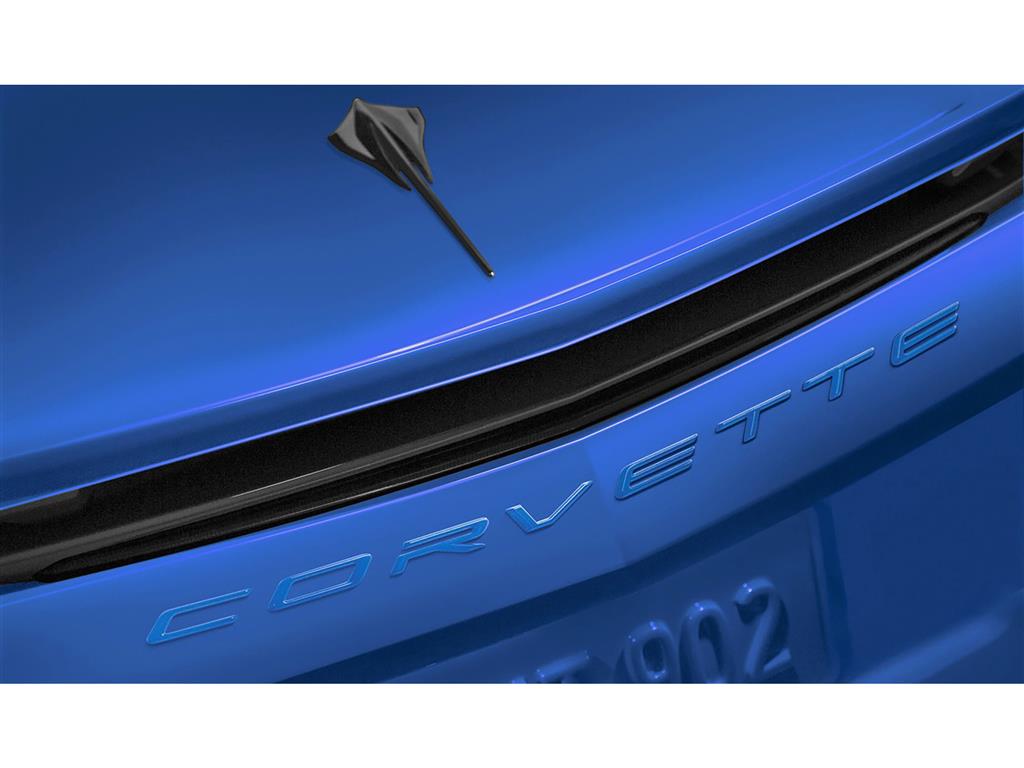 C8 - 2020-2024 ELKHART LAKE BLUE REAR CORVETTE SCRIPT EMBLEM (ND)